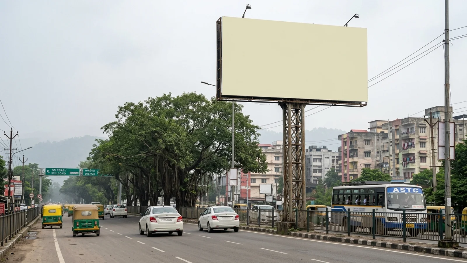 Hoarding in Guwahati — 20x10 ft non-lit outdoor advertising