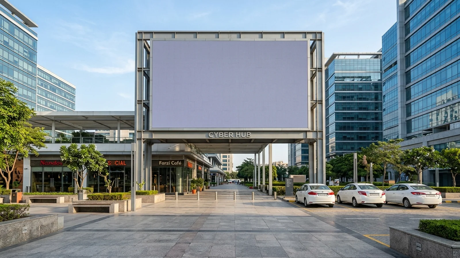 Digital OOH at Jasola Vihar, Delhi — 20x10 ft digital outdoor advertising