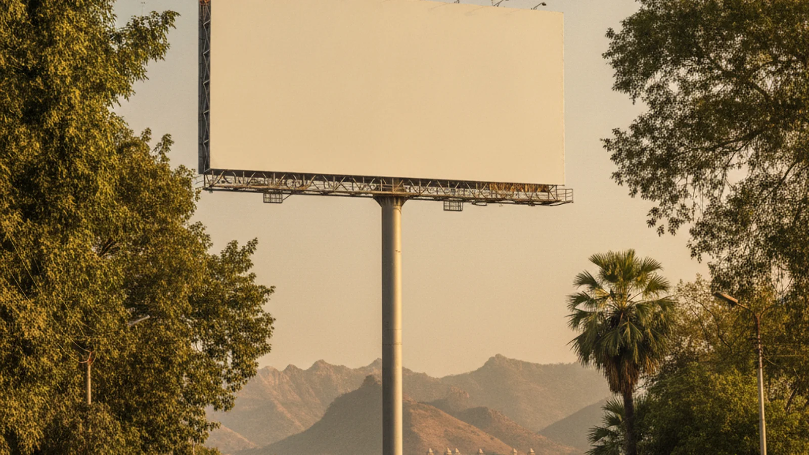 Hoarding at Ghat Marg,, Udaipur — 16x8 ft non-lit outdoor advertising
