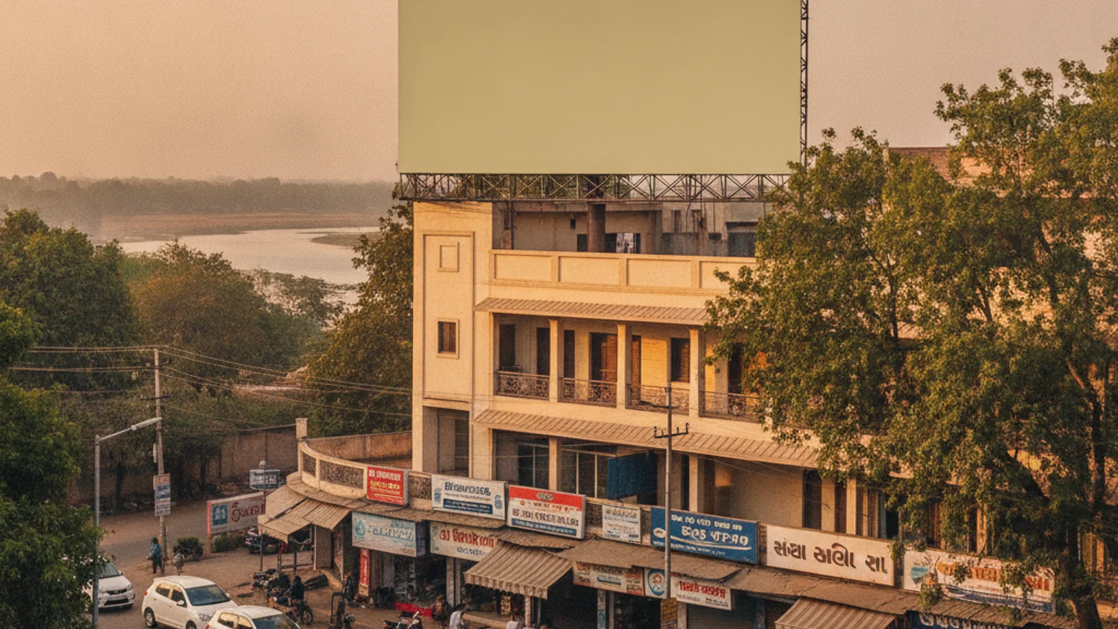 Hoarding at Sherpura, Bharuch — 41x20 ft non-lit outdoor advertising