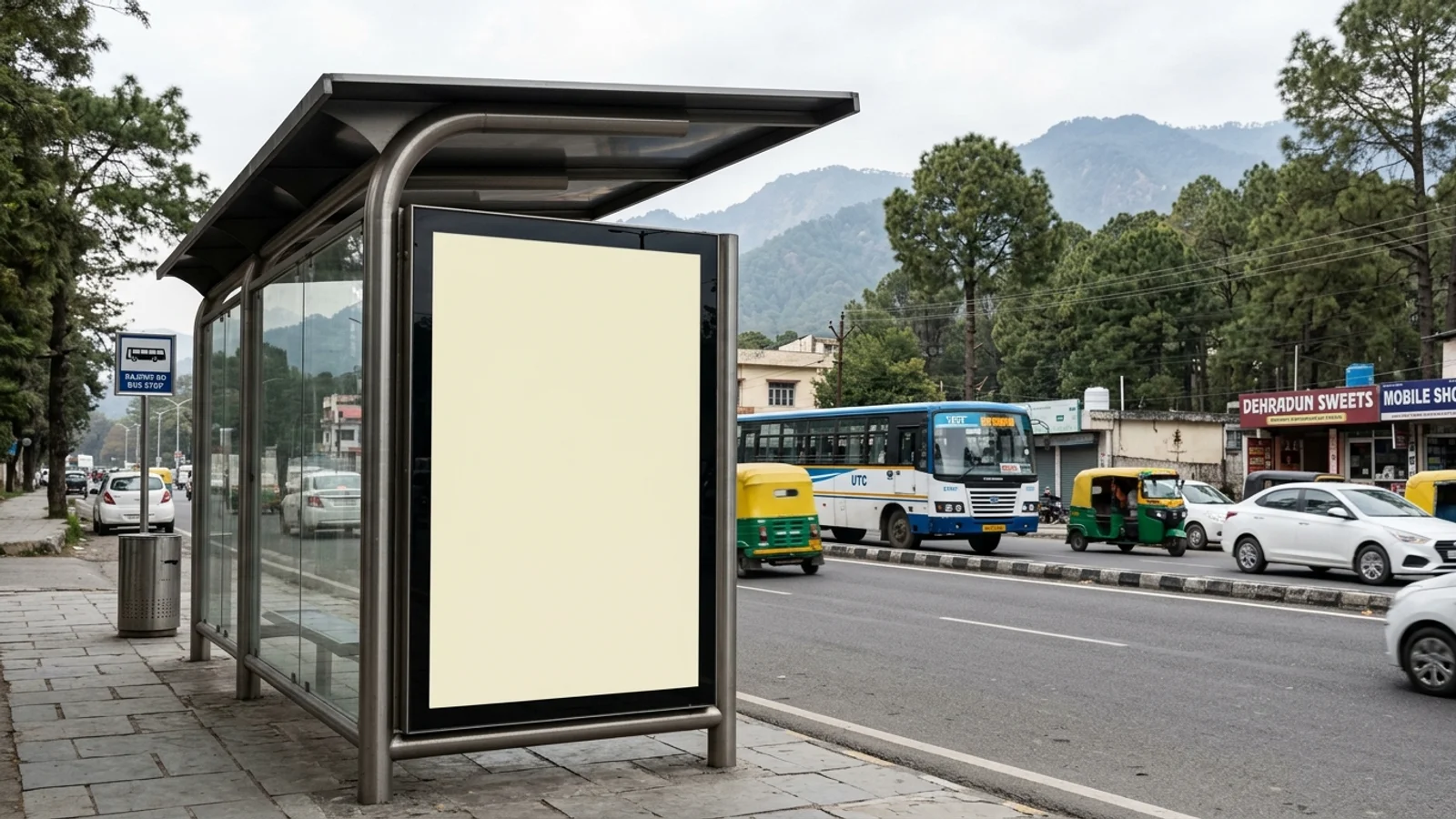 Hoarding at Dehradun Clement Town, Dehradun — 24x12 ft front-lit outdoor advertising