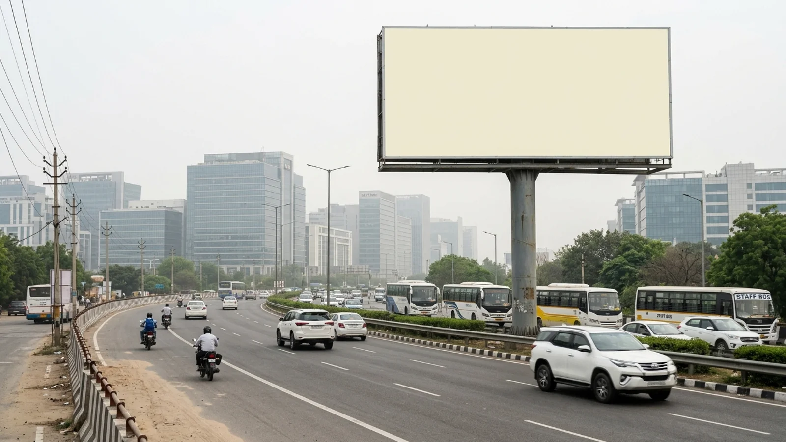 Digital OOH at Sector 24, Gurugram — 16x22 ft digital outdoor advertising