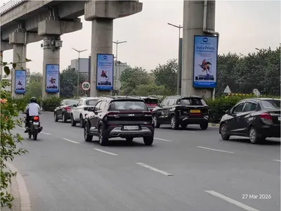 Hoarding at Vasant Kunj, Delhi — outdoor advertising