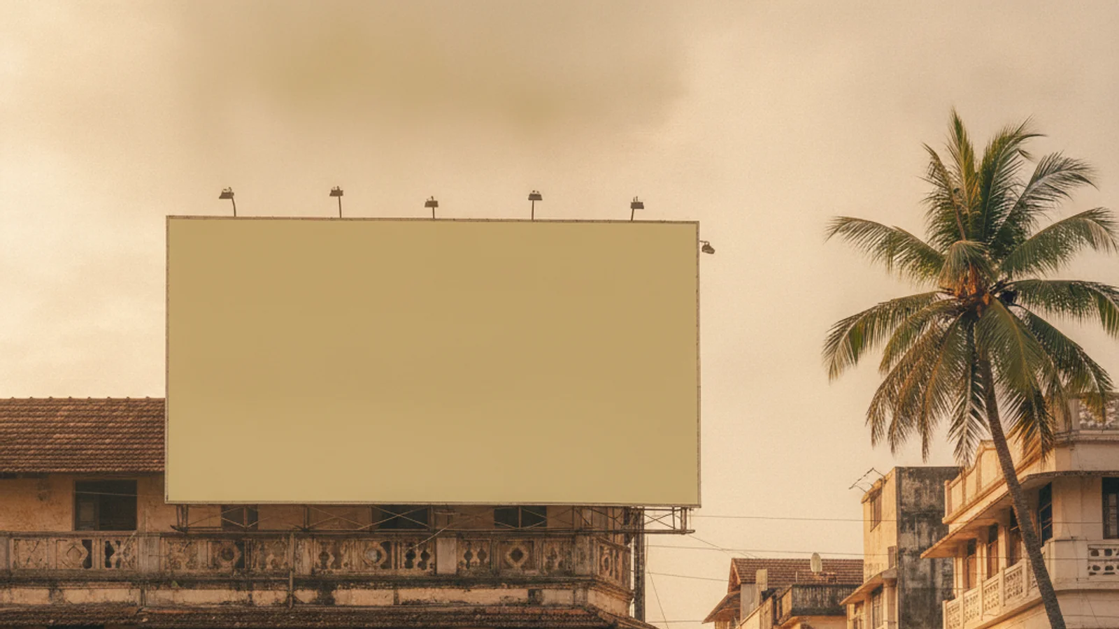 Hoarding at Chungam, Alappuzha — 35x20 ft non-lit outdoor advertising