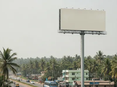Hoarding at Mullakkal Alappuzha, 71676, Alappuzha — outdoor advertising