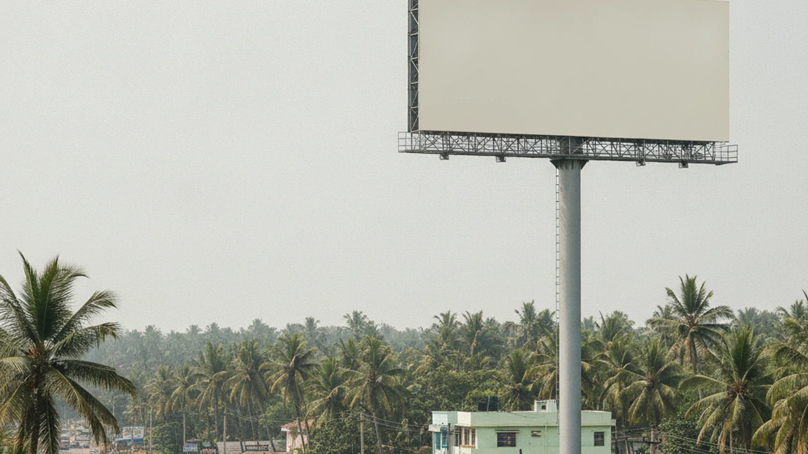 Hoarding at Mullakkal, Alappuzha — 45x20 ft non-lit outdoor advertising