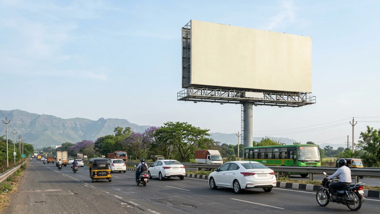 Hoarding at Baner, Pune — 40x20 ft front-lit outdoor advertising