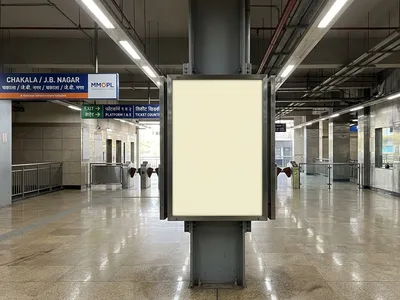 Back-Lit Panel at Back Lit Panel at Metro Station - Jagruti Nagar, Mumbai, Mumbai — outdoor advertising