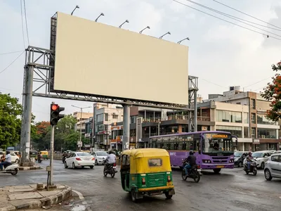 Bus Queue Shelter at Bus Shelter - HBR Layout Bengaluru, 86283, Bangalore — outdoor advertising