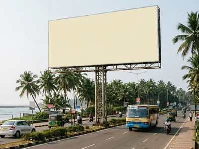 Hoarding at Palayam Kozhikode, 66177, Kozhikode — outdoor advertising