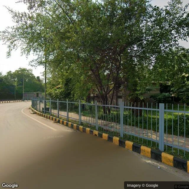 Hoarding at Laxmi Bai Nagar, Delhi — outdoor advertising