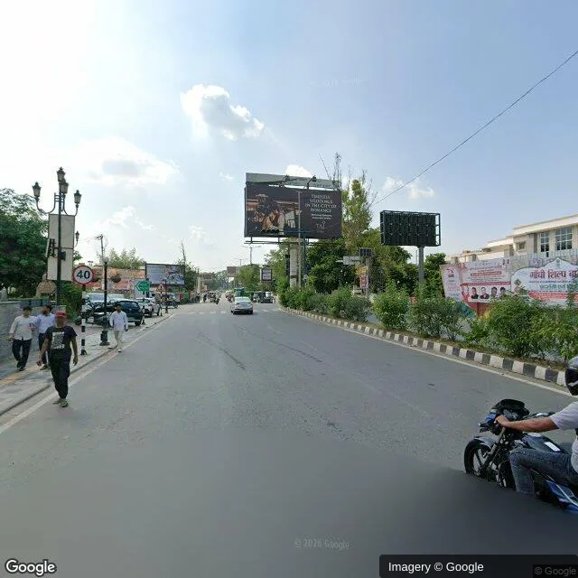 Hoarding in Agra — outdoor advertising