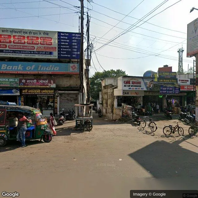 Hoarding at Matkuria Asmashan Ghat,, Dhanbad — outdoor advertising