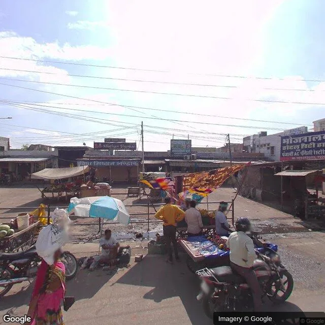 Hoarding at Railway Colony Bharatpur, 68142, Bharatpur — outdoor advertising