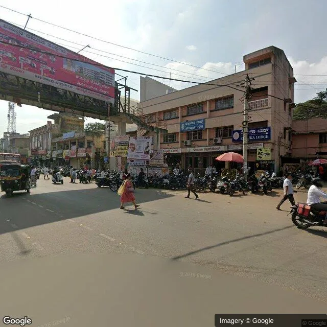 Hoarding at Mruthyunjaya Nagar Ranebennur, Ranebennuru — outdoor advertising
