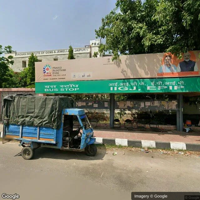 Bus Queue Shelter at Sitapura Jaipur, Sitapur — outdoor advertising