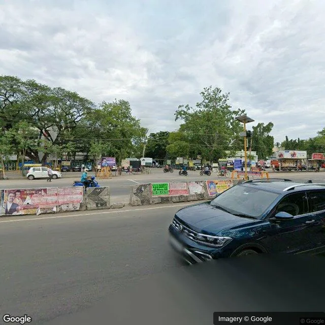 Bus Queue Shelter at State Bank Supervisors Colony, Madurai — outdoor advertising