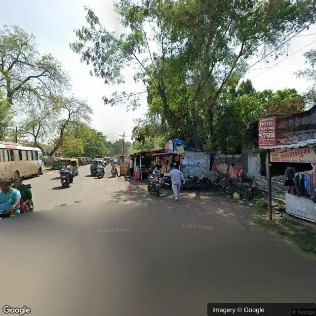 Hoarding at Junction Plot, Rajkot — outdoor advertising