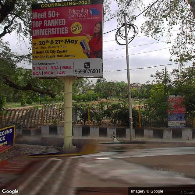 Hoarding at Gandhi Nagar, Jammu — outdoor advertising
