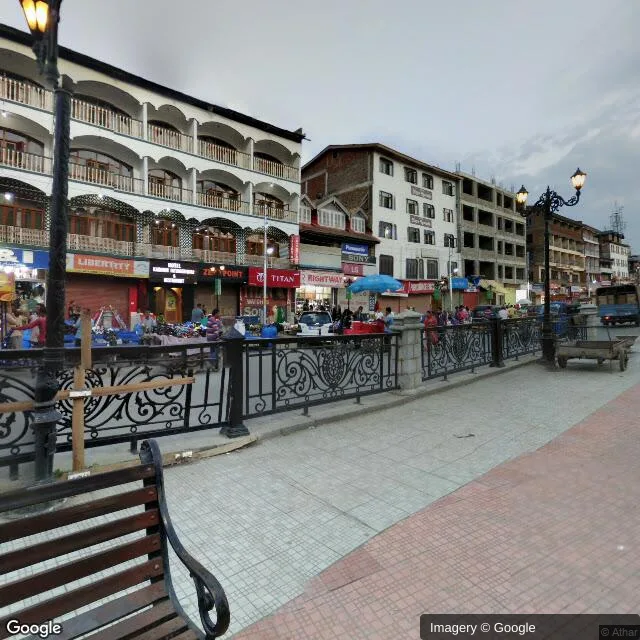 Hoarding at Lal Chowk, Srinagar — outdoor advertising