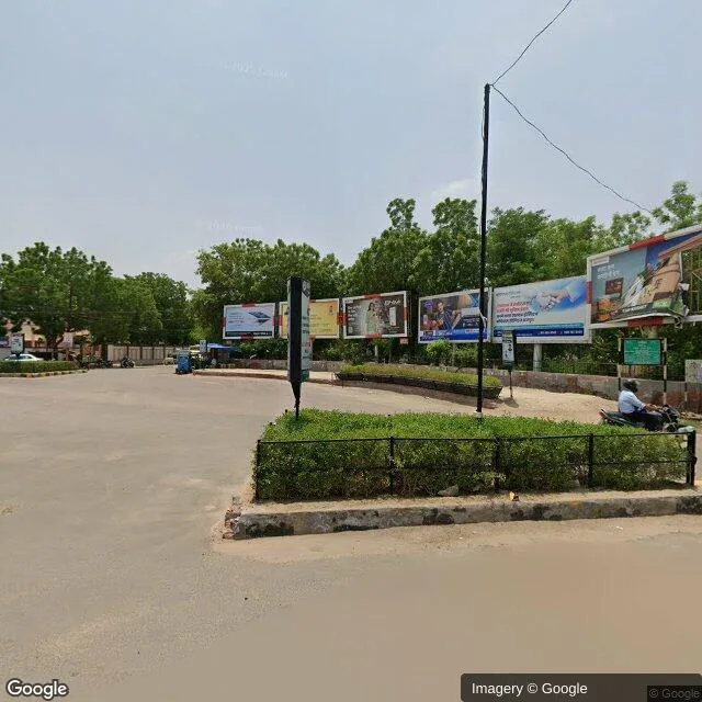 Hoarding at JNV, Bikaner — outdoor advertising