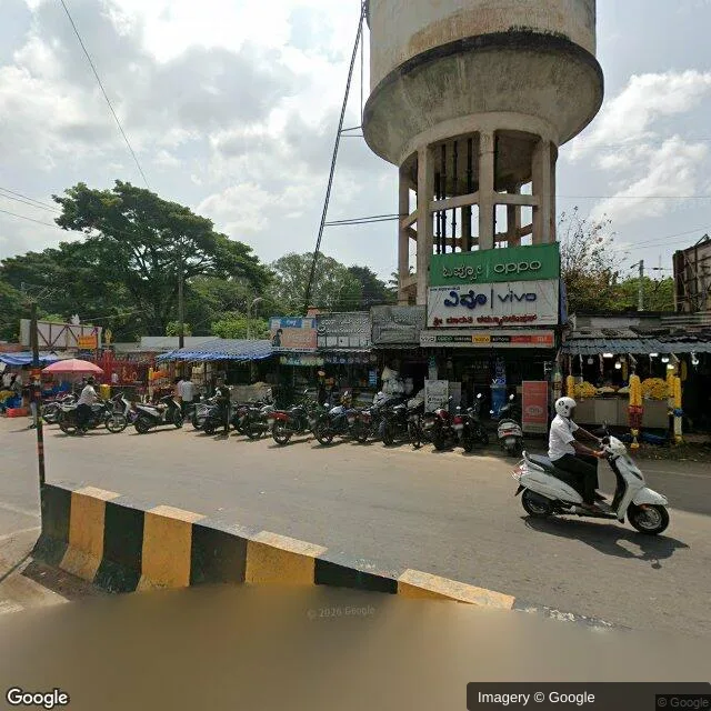 Hoarding at Bhadravati, Shimoga, Shivamogga — outdoor advertising